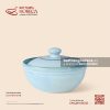 Âu (thố) cá kho không quai 13cm - Biển Xanh - Bát Tràng Horeca Âu (thố) cá kho không quai 13cm - Biển Xanh