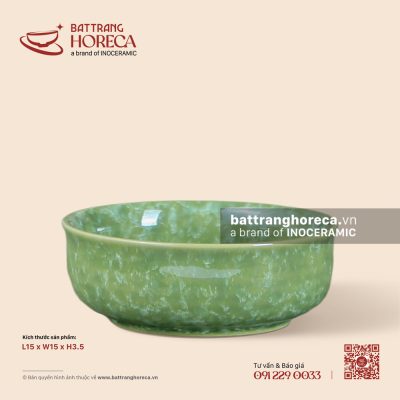 Bát Nhật – Lục Thạch – Men màu