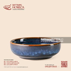 Bát bằng (Nhật) - Lam Vân