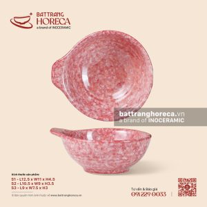 Bát cán 10.5 x 9cm - Hồng Thạch