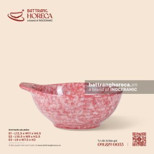 Bát cán 10.5 x 9cm - Hồng Thạch