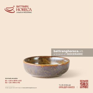Bát (chén) chấm Nhật - Thổ Viêm