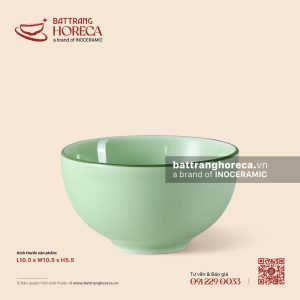 Bát (chén) cơm khum 10.5cm - Lục Băng