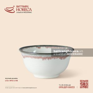 Bát (chén) cơm loe 12cm - Bạch Diêm
