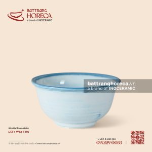 Bát (chén) cơm loe 12cm - Biển Xanh
