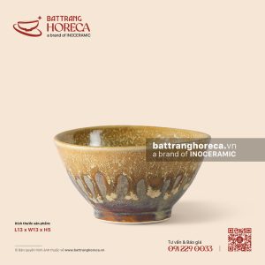 Bát (chén) cơm loe 13cm - Kim Sa