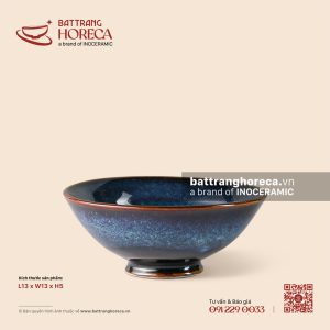 Bát (chén) cơm loe 13cm - Lam Vân