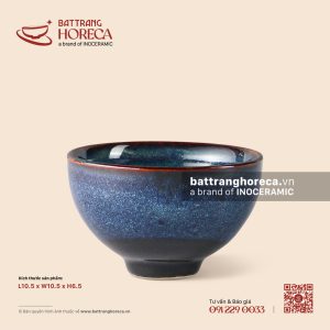 Bát (chén) cơm nhọn 10.5cm - Lam Vân
