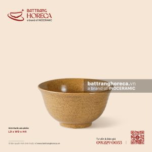 Bát (chén) mắm loe 9cm – Hoàng Sa