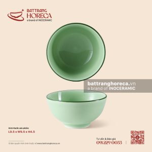 Bát (chén) súp 9.5cm - Lục Băng