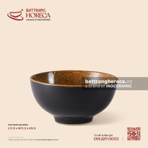 Bát cơm 11.5cm – Ô Thổ