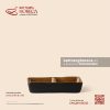Bát (đĩa) gia vị chữ nhật 2 ngăn 14.5 x 7.5cm