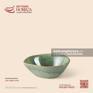 Bát (đĩa) gia vị dáng quả đào 10 x 8.5cm - Bích Diệp