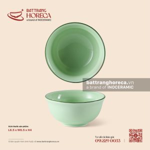 Bát (đĩa) gia vị mắm tròn 8.5cm - Lục Băng