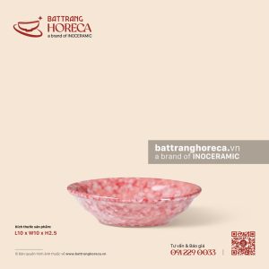 Bát (đĩa) gia vị mối tròn 10cm - Hồng Thạch