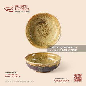 Bát (đĩa) gia vị muối Nhật - Kim Sa