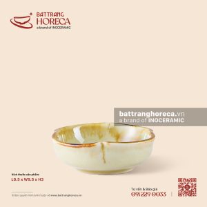Bát (đĩa) gia vị muối hoa 9.5cm - Hoàng Diệp