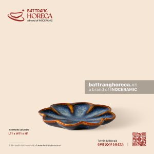 Bát (đĩa) gia vị muối hoa cúc 11cm - Lam Vân