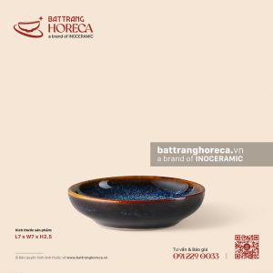 Bát (đĩa) gia vị muối nhỏ 7cm - Lam Vân