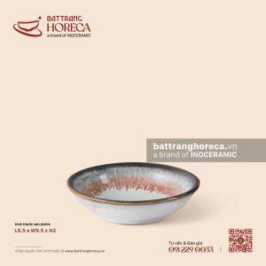 Bát (đĩa) gia vị muối tròn 9.5cm - Bạch Diêm