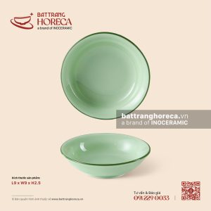 Bát (đĩa) gia vị muối tròn 9cm - Lục Băng