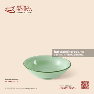 Bát (đĩa) gia vị muối tròn 9cm - Lục Băng