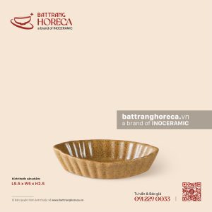 Bát (đĩa) gia vị thuyền 9.5 x 5cm - Hoàng Sa