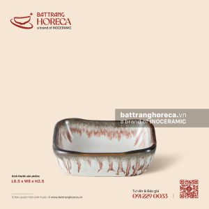 Bát (đĩa) gia vị vuông 8.5 x 8cm - Bạch Diêm