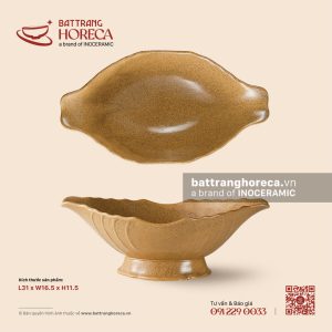 Bát gà 31 x 16.5cm – Hoàng Sa – Men tấm