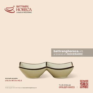 Bát mắm đôi 15.5 x 7.5cm - Yên Hồng
