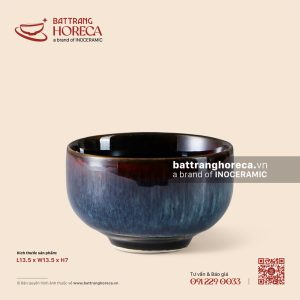 Bát một 13.5cm - Lam Dạ