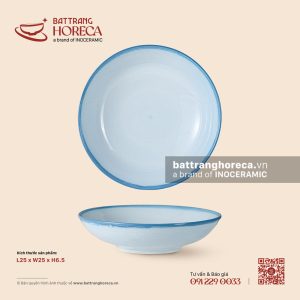 Bát salad 25cm – Biển Xanh – Men hoả biến