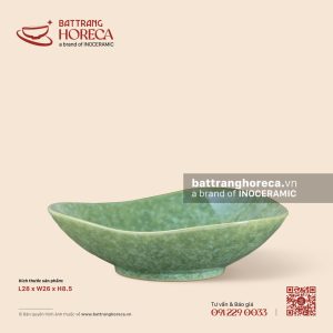 Bát salad hoa 28 x 26cm - Lục Thạch