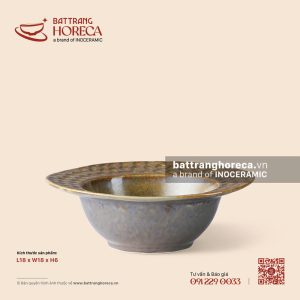 Bát sâu vành cườm 18cm - Thổ Viêm