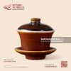 Chén khải cung đình 6.5cm - Nâu Trầm
