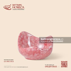 Chén miệng lượn 5cm - Hồng Thạch
