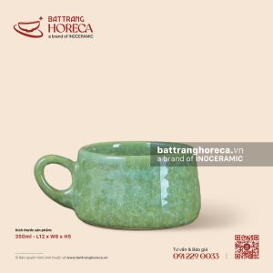 Cốc bệt 8cm - Lục Thạch
