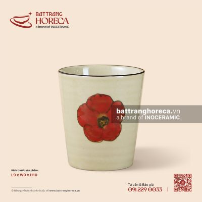 Cốc lipton không quai 300ml – Yên Hồng – Men ngà