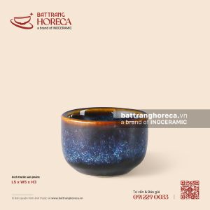 Cốc rượu thấp 5cm - Lam Vân