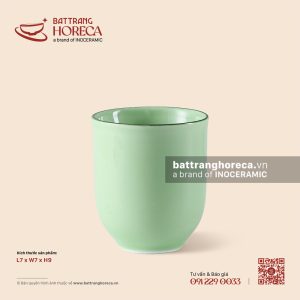 Cốc trà xanh 7cm - Lục Băng