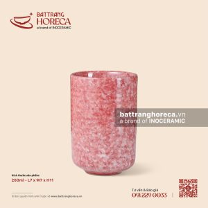 Cốc trụ 260ml - Hồng Thạch
