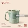 Cốc trụ miệng loe quai vuông 10.5 x 8cm - Bích Diệp