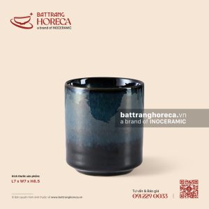 Cốc trụ trà xanh 7cm - Lam Dạ