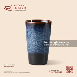 Cốc vát (lipton) không quai 7cm - Lam Vân