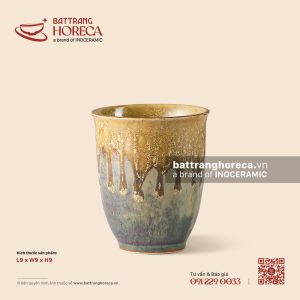 Cốc vuốt miệng loe không quai 9cm - Kim Sa