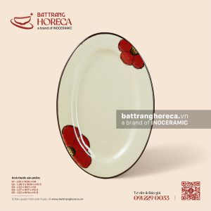 Đĩa bầu dục (oval) - Yên Hồng