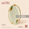 Đĩa bầu dục (oval) lụa 28 x 18cm - Hoàng Diệp