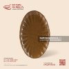 Đĩa bầu dục (oval) múi – Ô Thổ - Bát Tràng Horeca Đĩa bầu dục (oval) múi – Ô Thổ