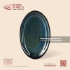 Đĩa bầu dục (oval) sâu - Lam Dạ