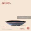Đĩa bầu dục (oval) sâu 26 x 15cm - Lam Vân